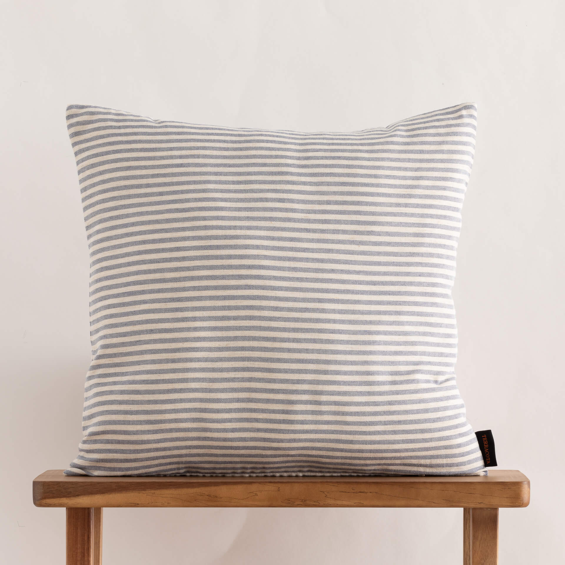 Funda de cojín jacquard 50x50 cm Jávea Mediana Azulón 0