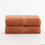 Toalla 100% algodón peinado 650 gr. Burnt Orange 0