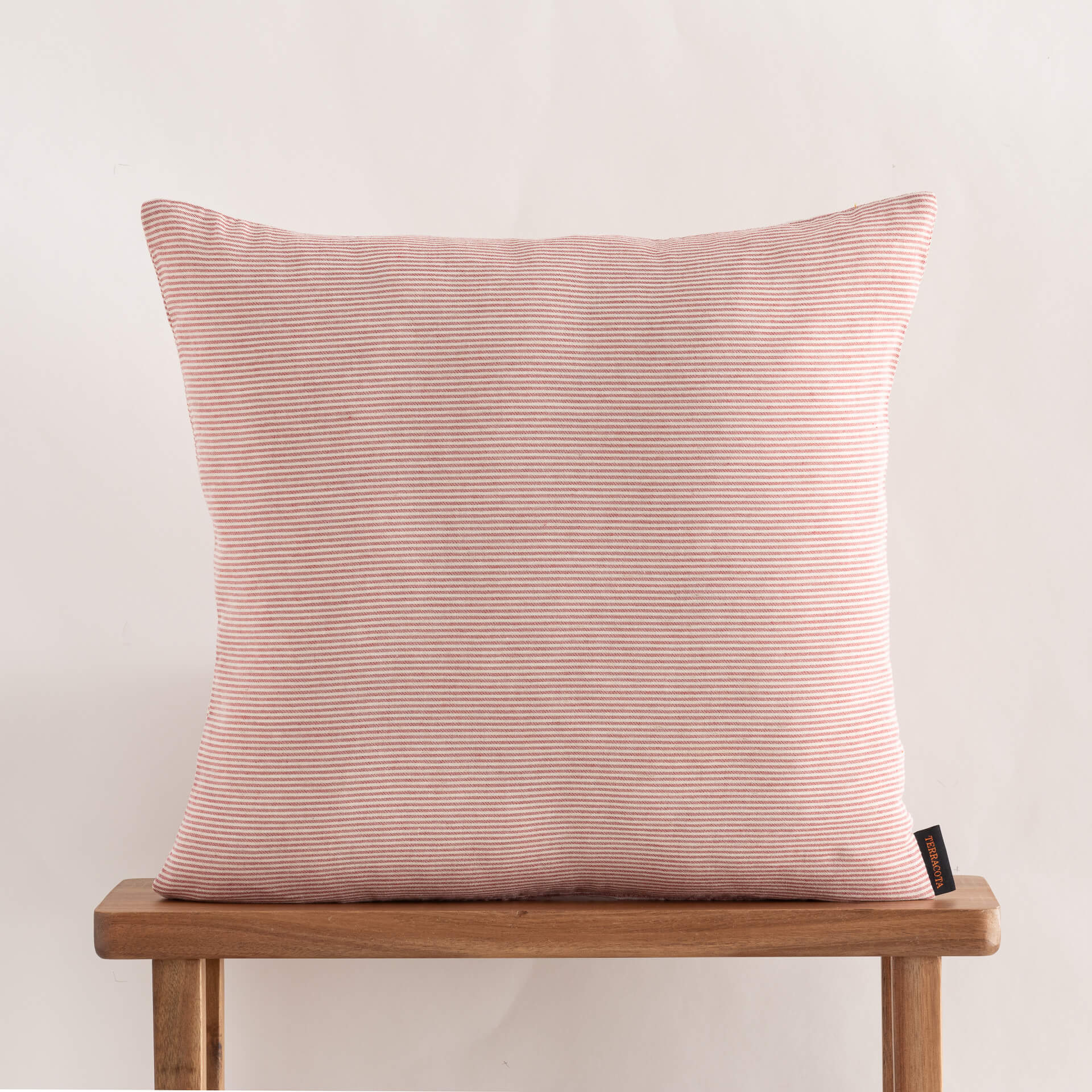 Funda de cojín jacquard 50x50 cm Jávea pequeña Granate 0