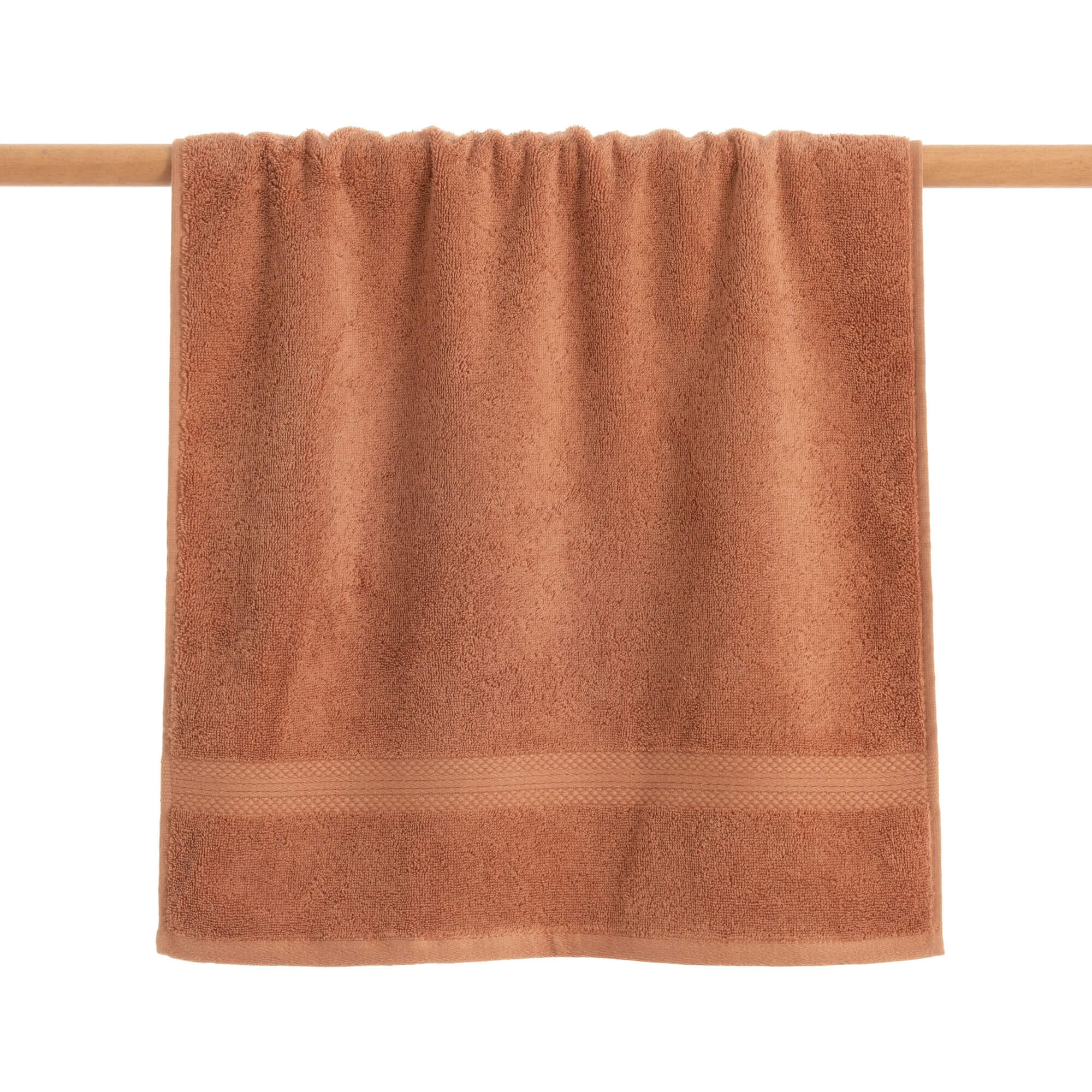 Toalla 100% algodón peinado 650 gr. Burnt Orange 5