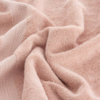 Toalla 100% algodón peinado 650 gr. Light Pink 4