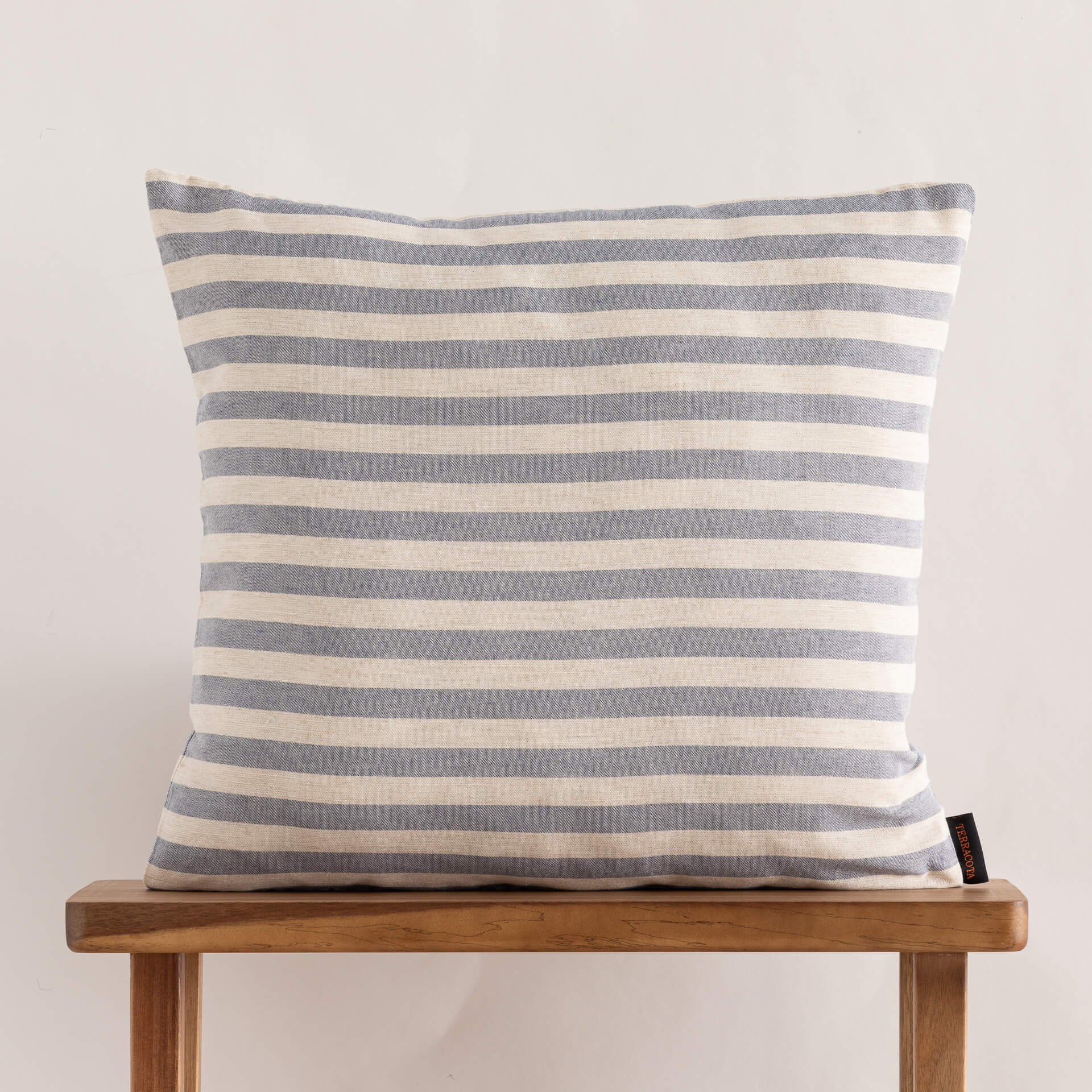Funda de cojín jacquard 50x50 cm Jávea Grande Azulón 0