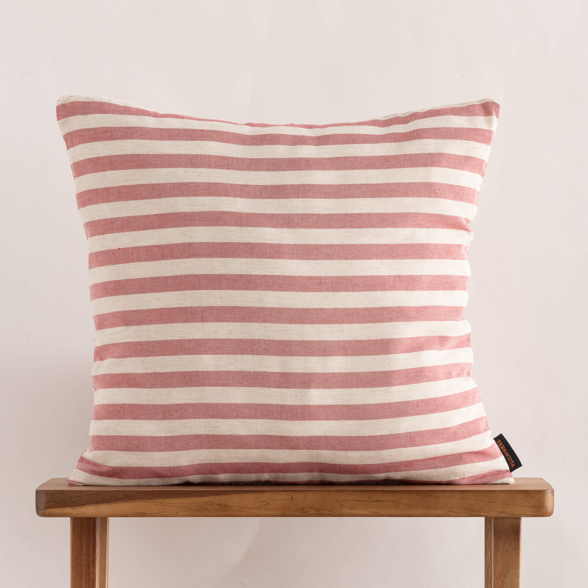 Funda de cojín jacquard 50x50 cm Jávea Grande Granate 0