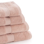 Toalla 100% algodón peinado 650 gr. Light Pink 2
