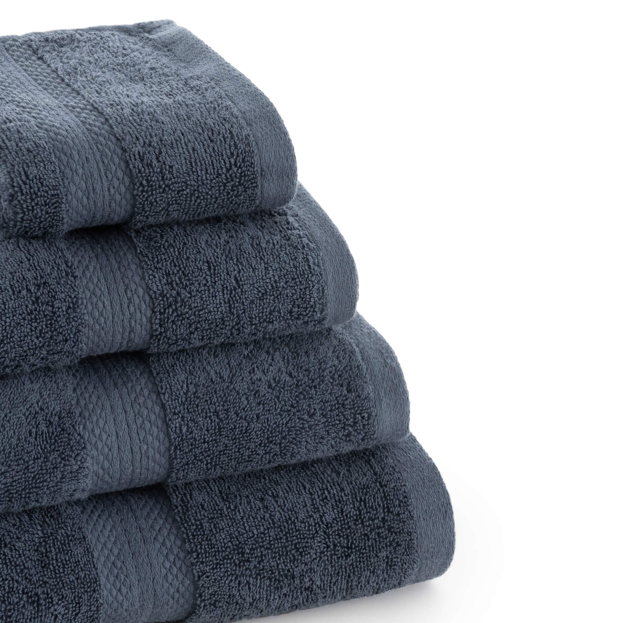 Toalla 100% algodón peinado 650 gr. Denim Blue 2