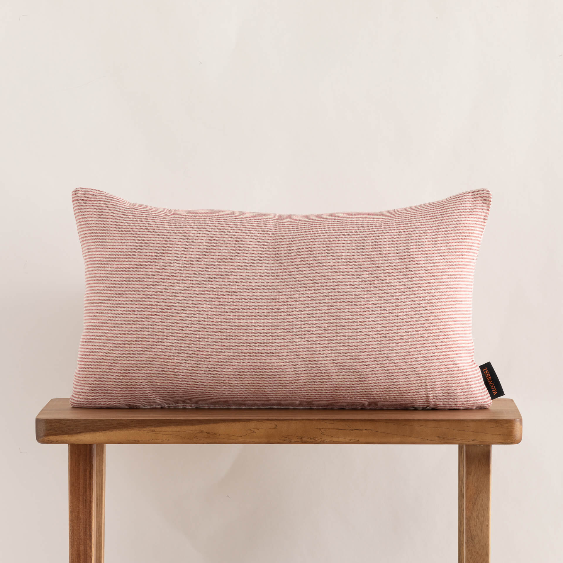 Funda de cojín jacquard 30x50 cm Jávea pequeña Granate 0