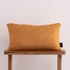 Funda de cojín jacquard 30x50 cm Benisa Ocre 0