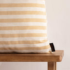 Funda de cojín jacquard 30x50 cm Jávea Grande Amber Gold 1