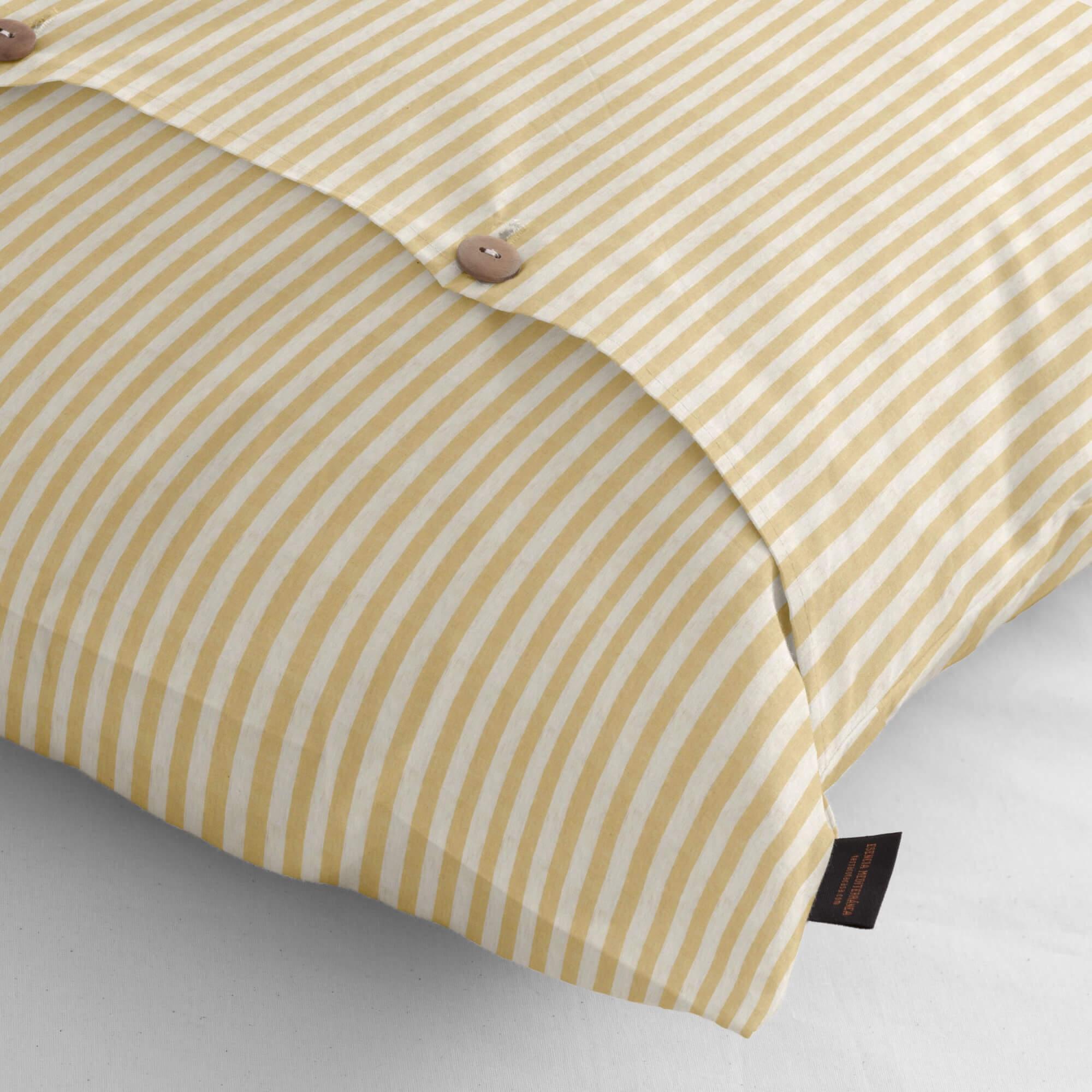 Funda de almohada jacquard Jávea mediana Amber Gold 2