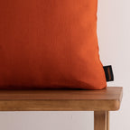 Funda de cojín jacquard 50x50 cm Cascai Terracota 1