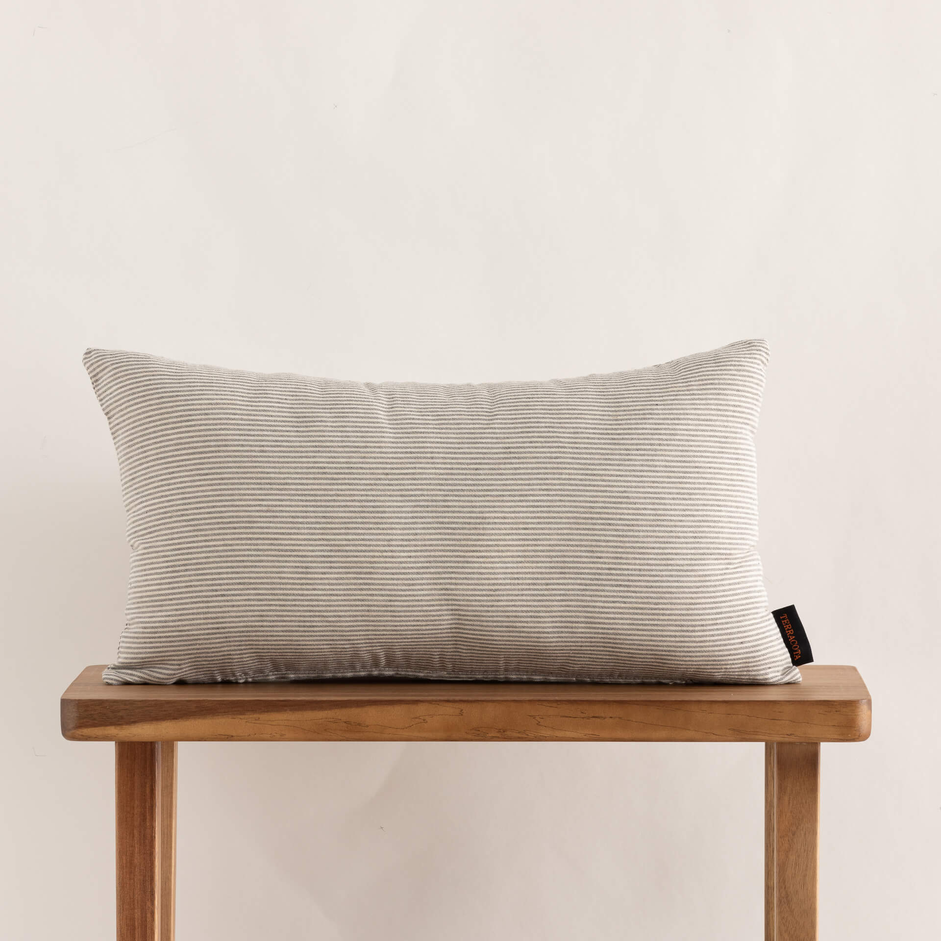 Funda de cojín jacquard 30x50 cm Jávea pequeña Marengo 0
