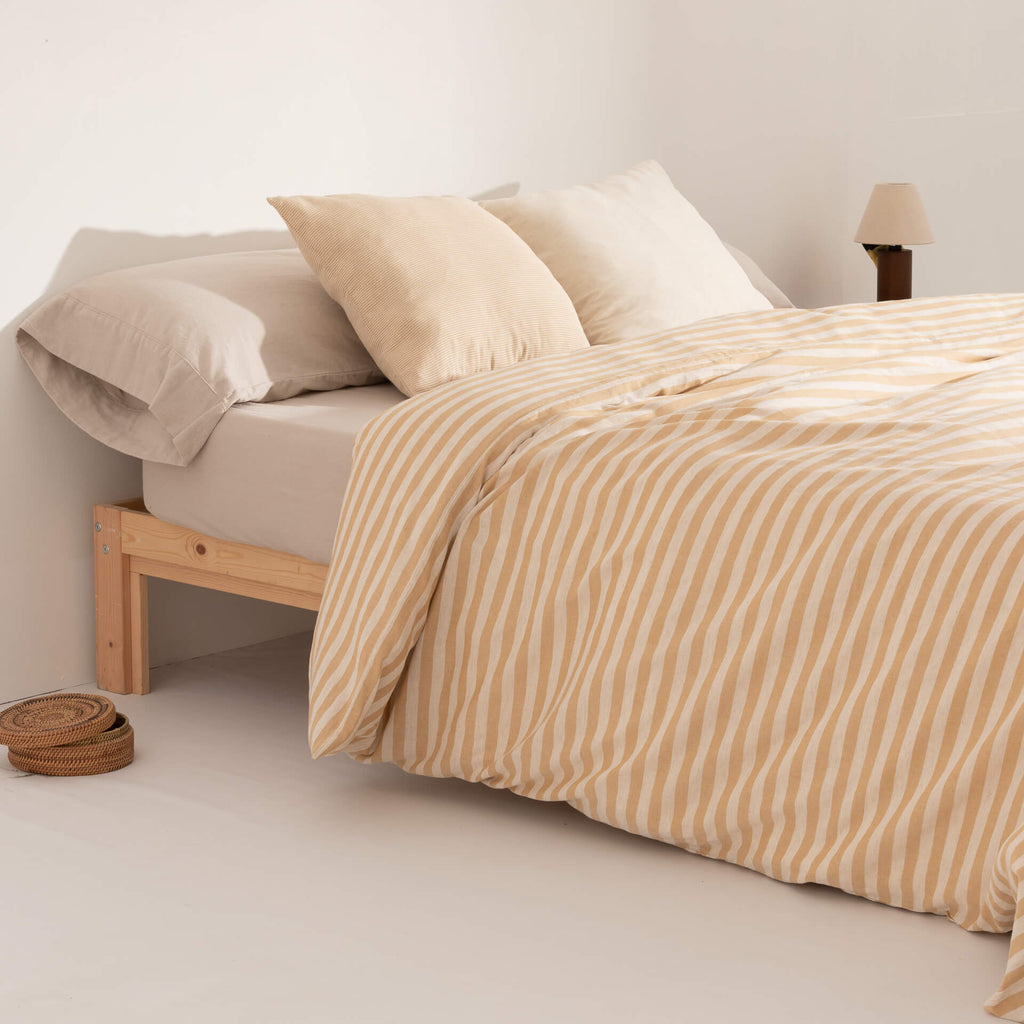 Funda nórdica jacquard Jávea Grande Amber Gold 5