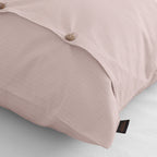Funda de almohada jacquard Jávea pequeña Granate 2