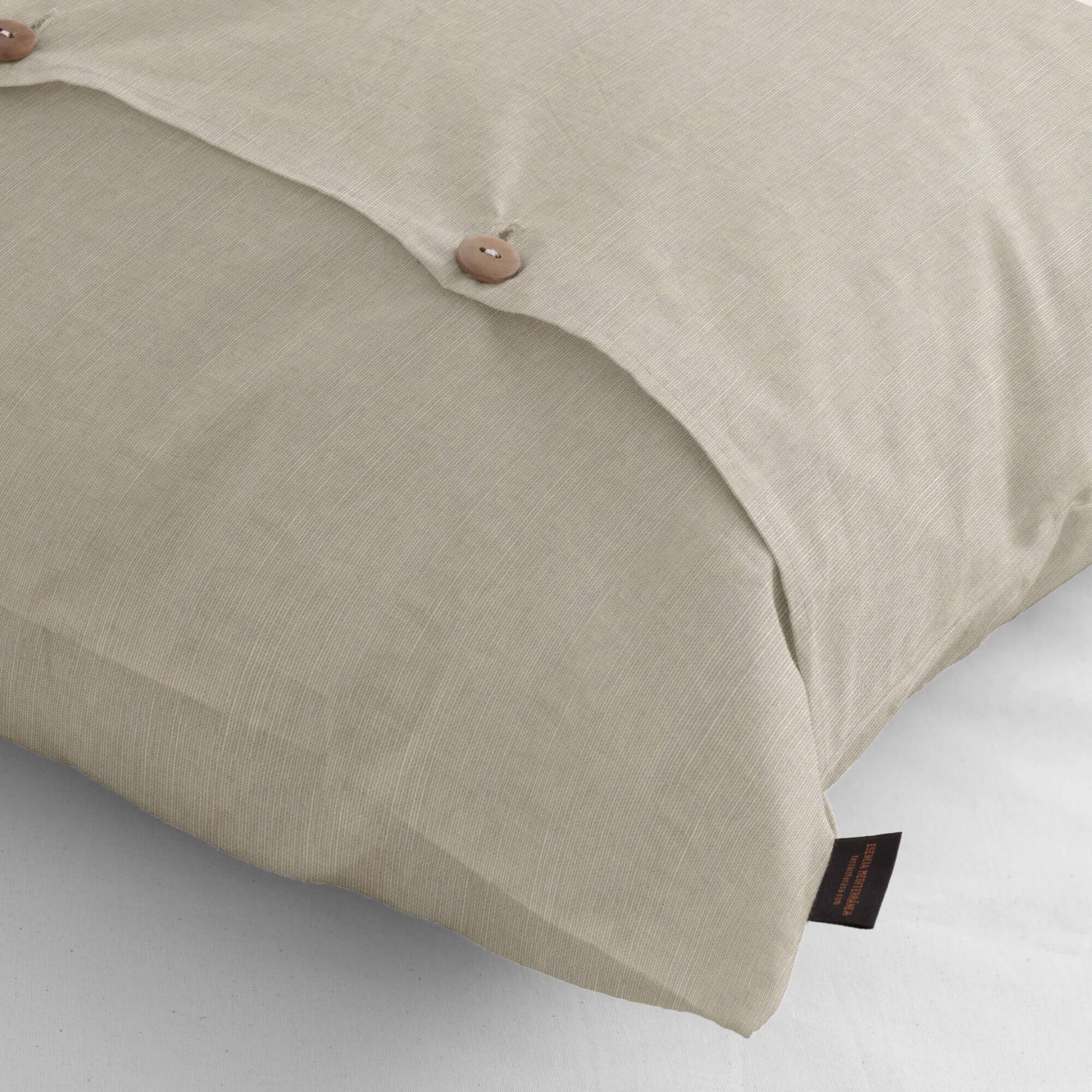 Funda de almohada jacquard Elche Tabaco 2