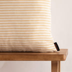 Funda de cojín jacquard 30x50 cm Jávea Mediana Amber Gold 1