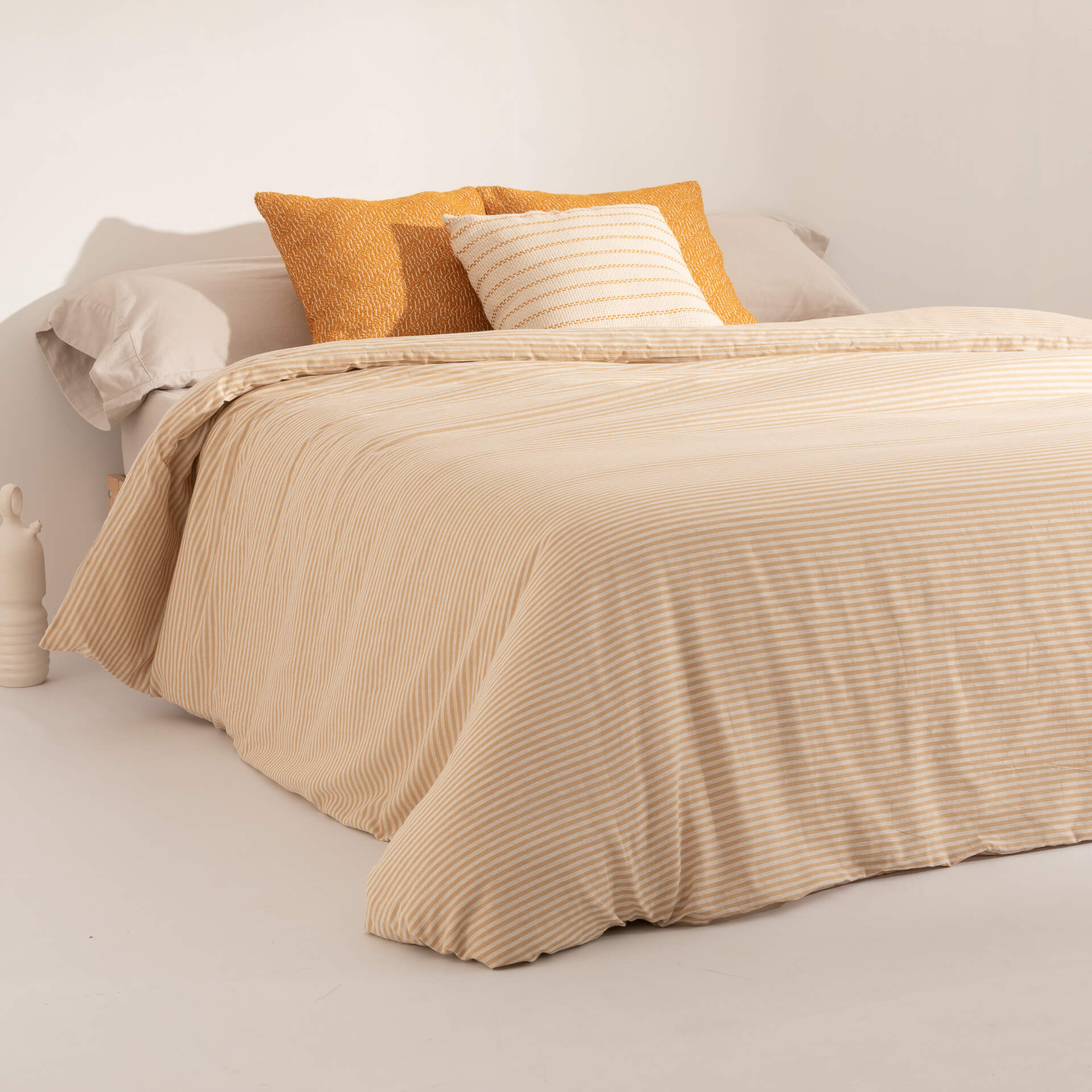 Funda nórdica jacquard Jávea Mediana Amber Gold 3