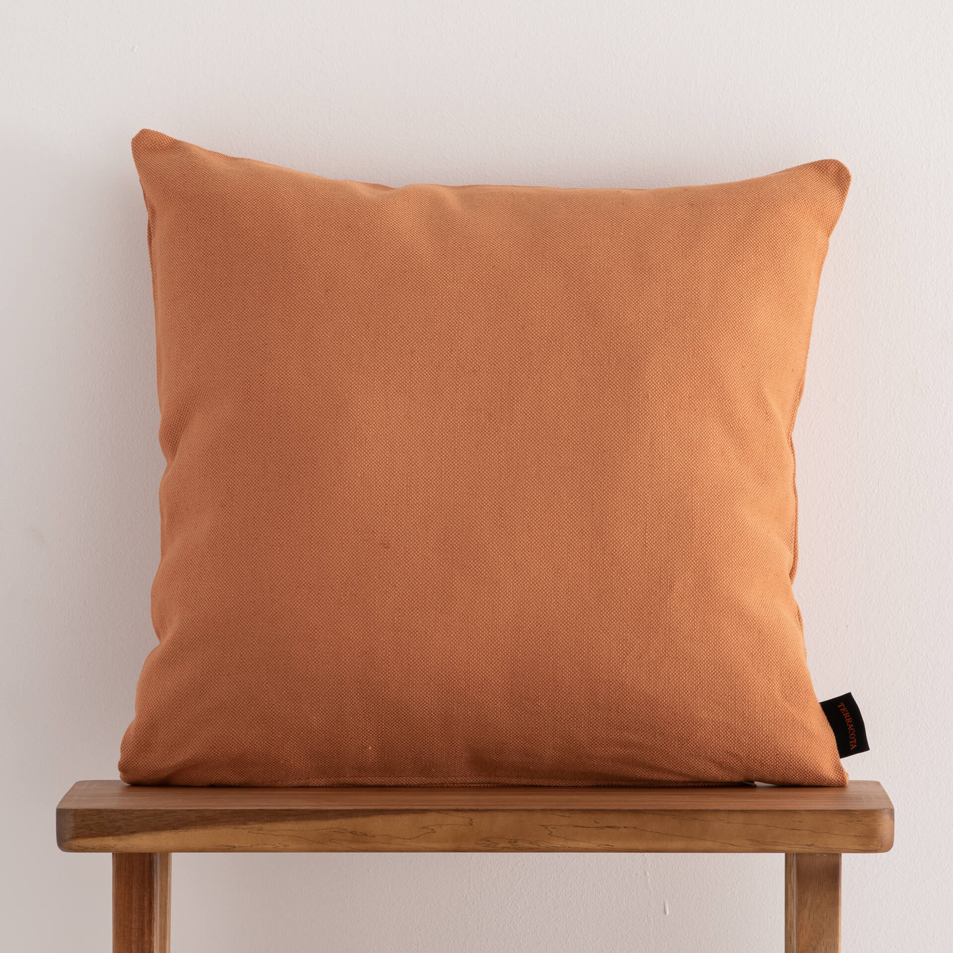 Funda de cojín jacquard 50x50 cm Cascai Burnt 0
