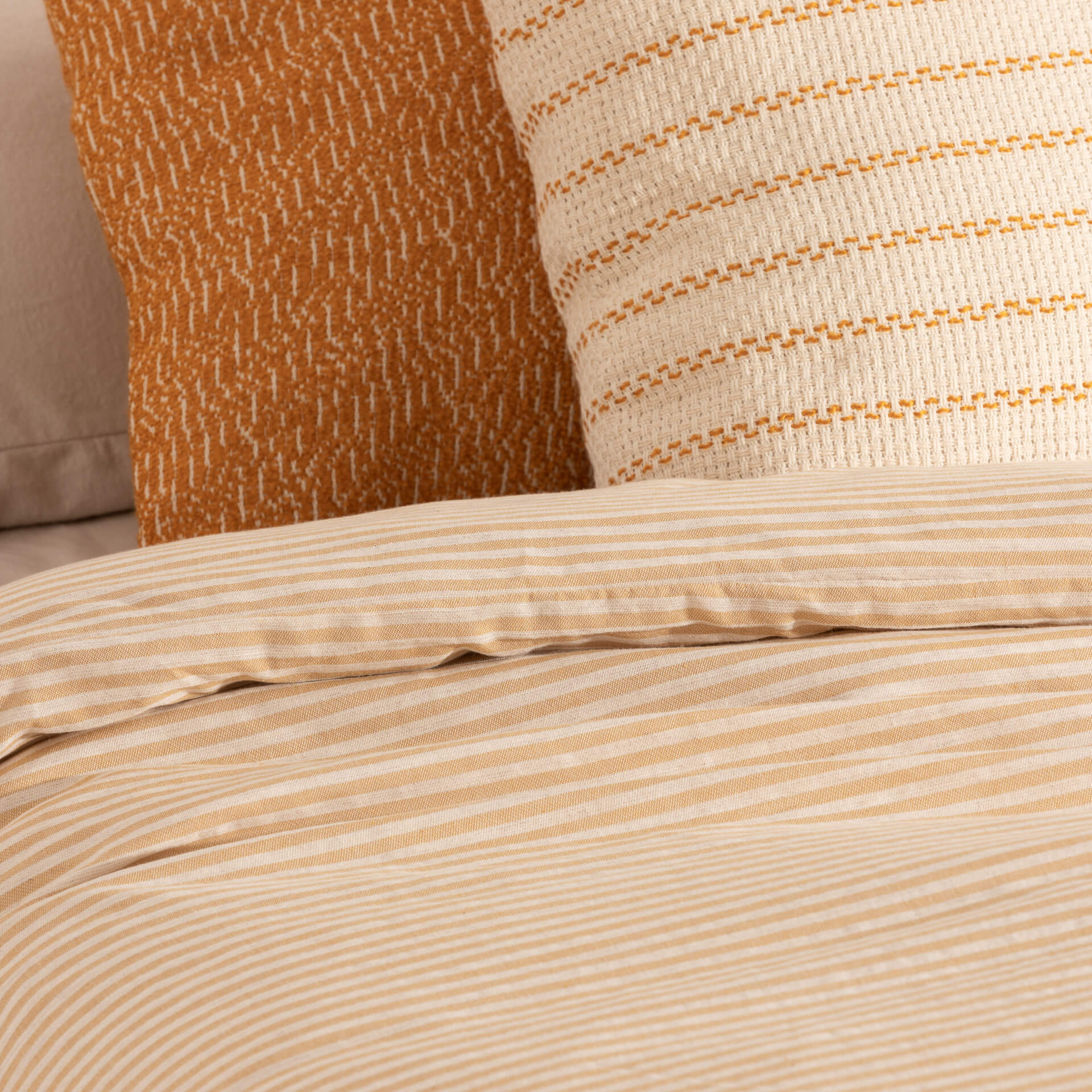 Funda nórdica jacquard Jávea Mediana Amber Gold 7