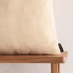 Funda de cojín jacquard 50x50 cm Jávea pequeña Amber Gold 1
