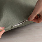 Funda de cojín 100% lino 30x50 cm Olivine 2
