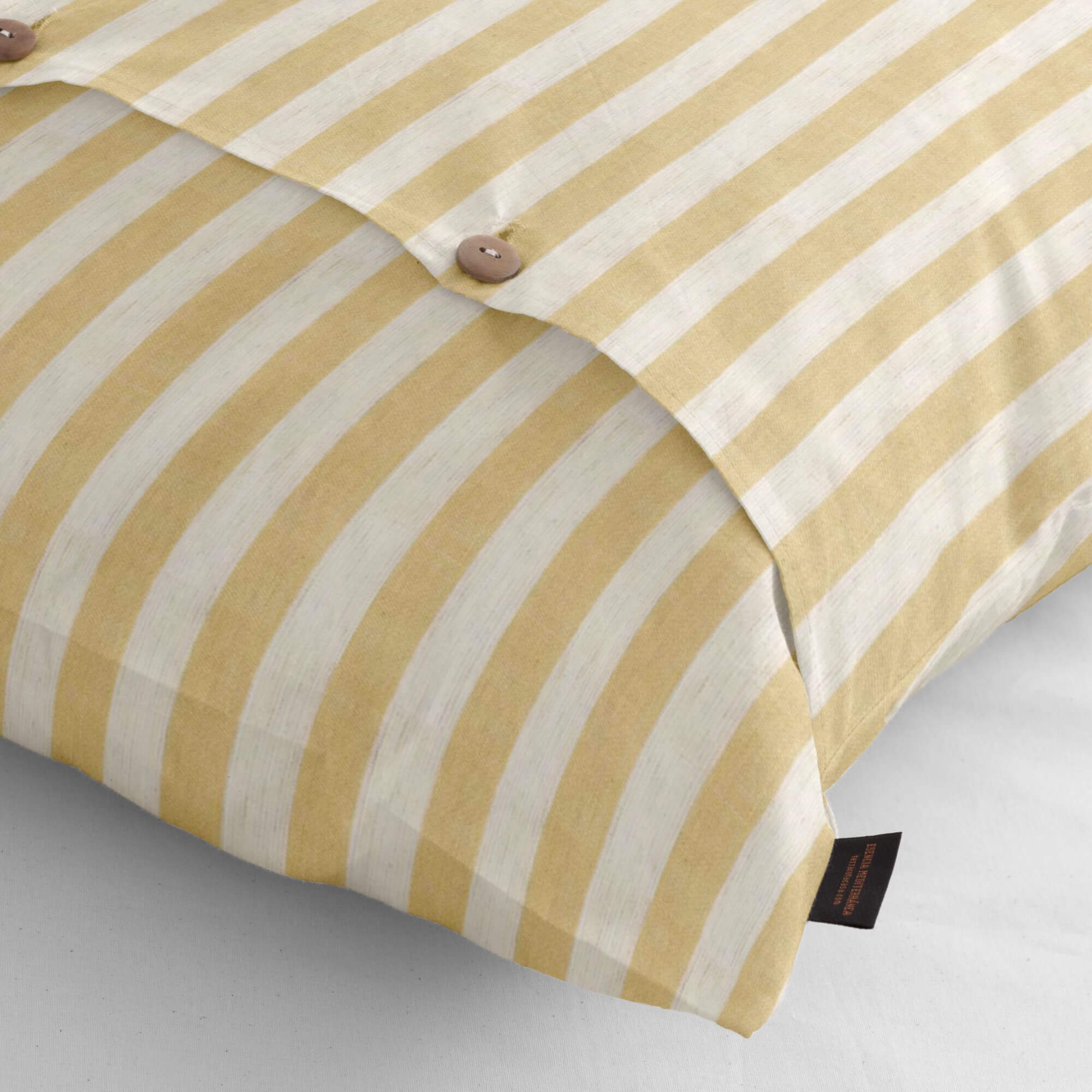 Funda de almohada jacquard Jávea Grande Amber Gold 2