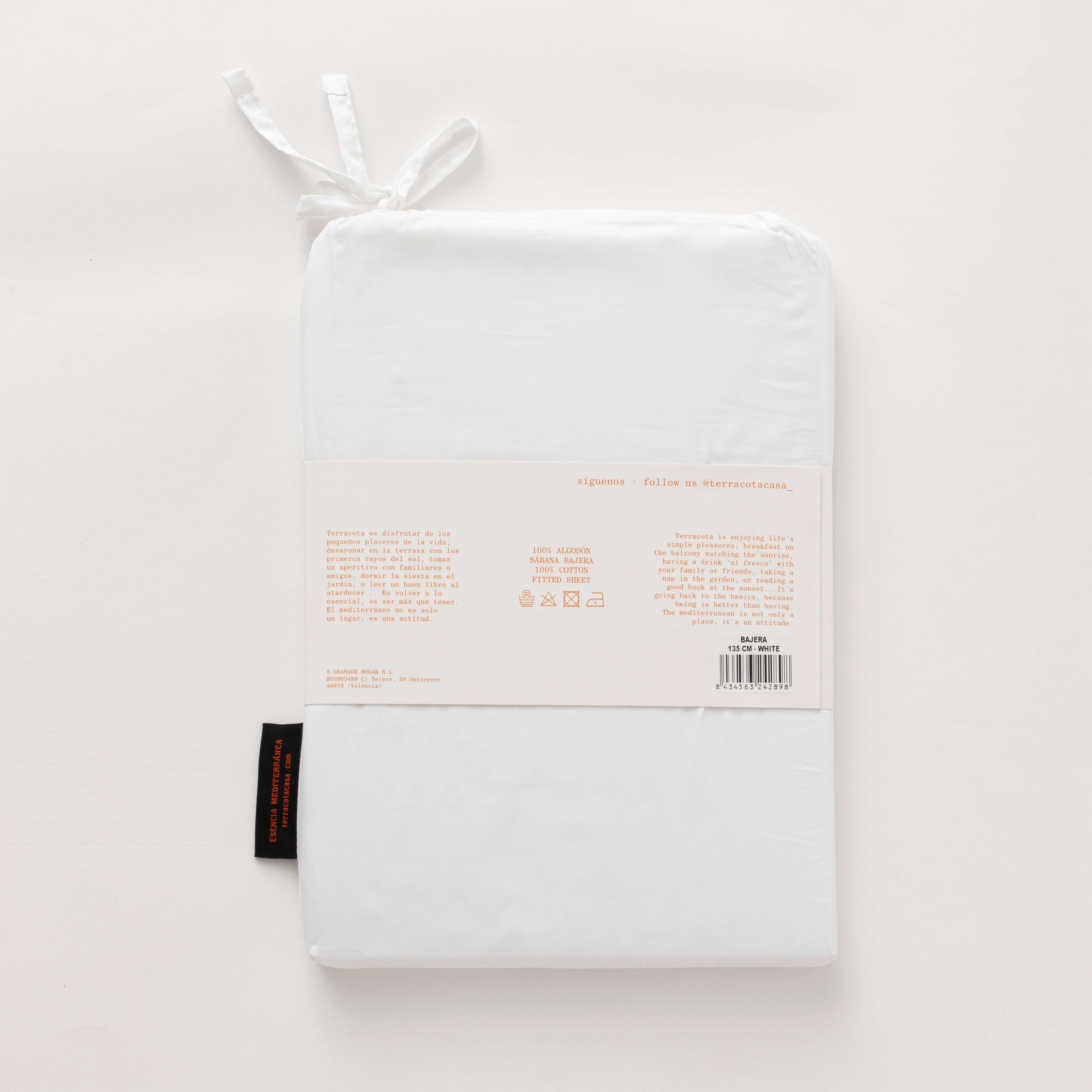 Bajera satén 300 hilos White 4