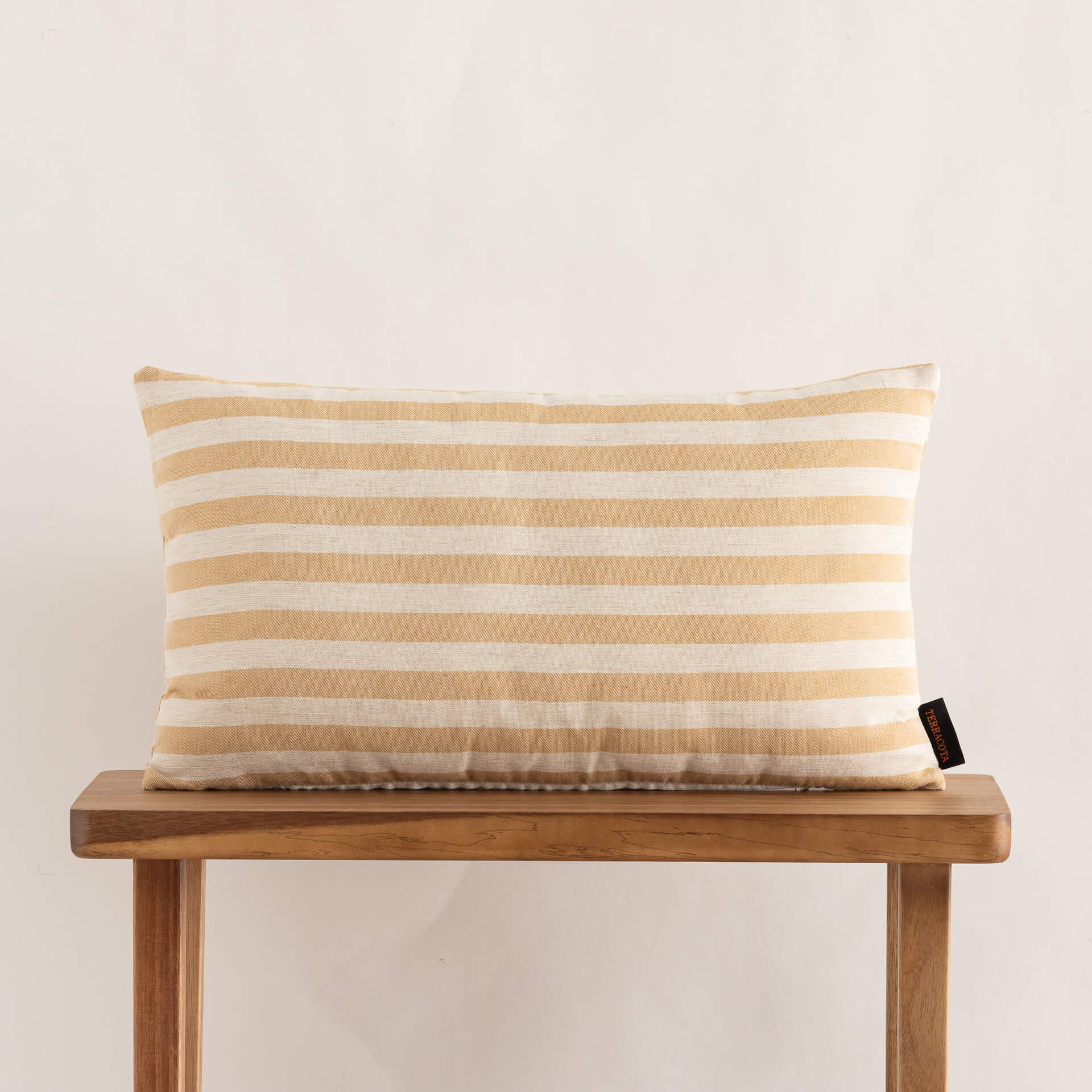 Funda de cojín jacquard 30x50 cm Jávea Grande Amber Gold 0