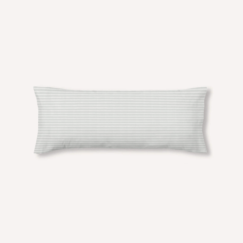 Funda de almohada jacquard Jávea mediana Gris Claro 0