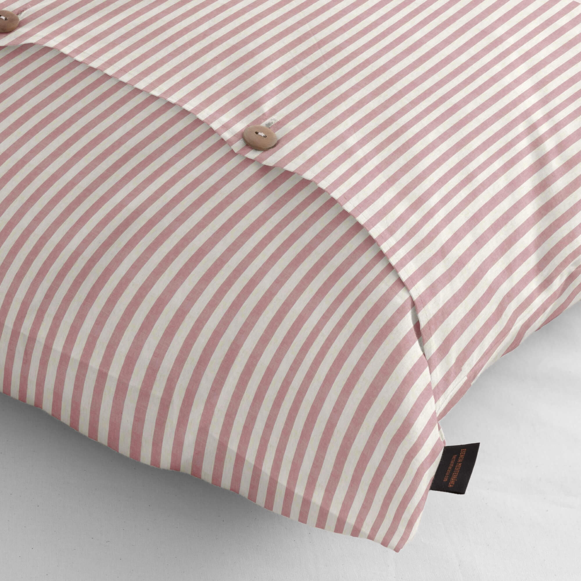 Funda de almohada jacquard Jávea mediana Granate 2
