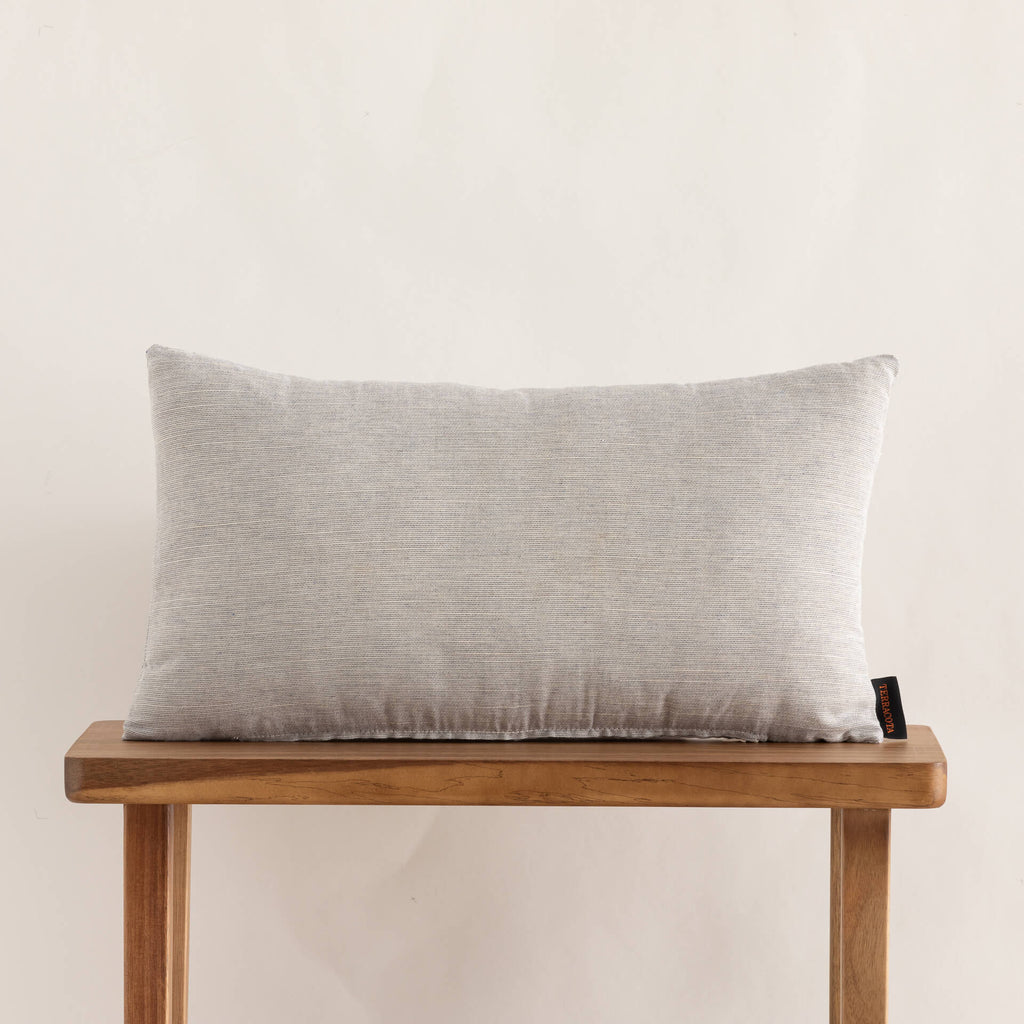 Funda de cojín jacquard 30x50 cm Elche Azulón 0