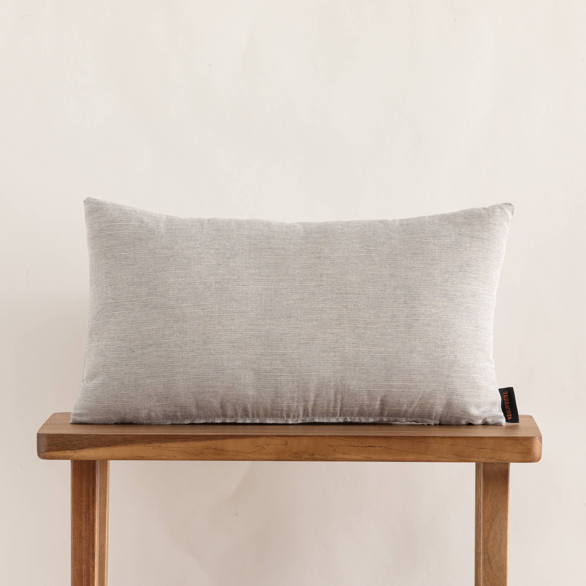 Funda de cojín jacquard 30x50 cm Elche Azulón 0
