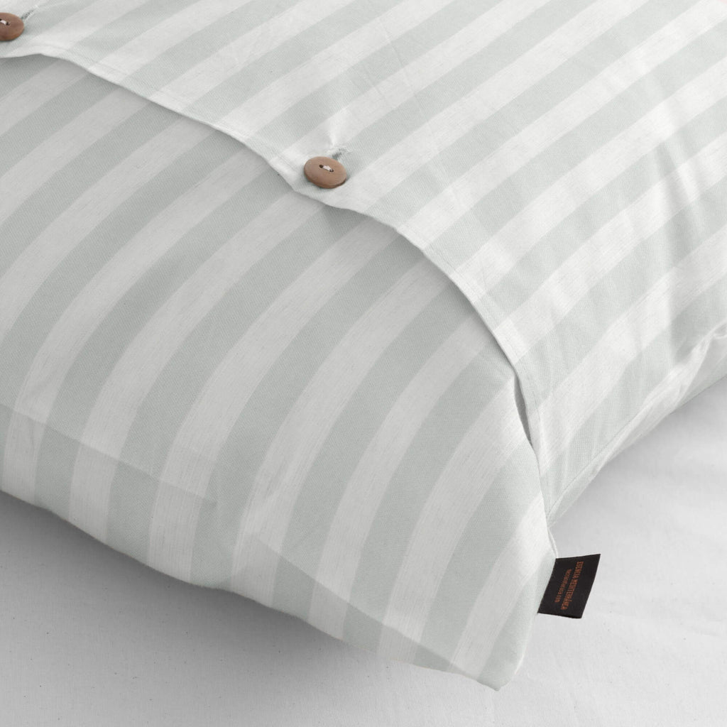 Funda de almohada jacquard Jávea Grande Gris Claro 2