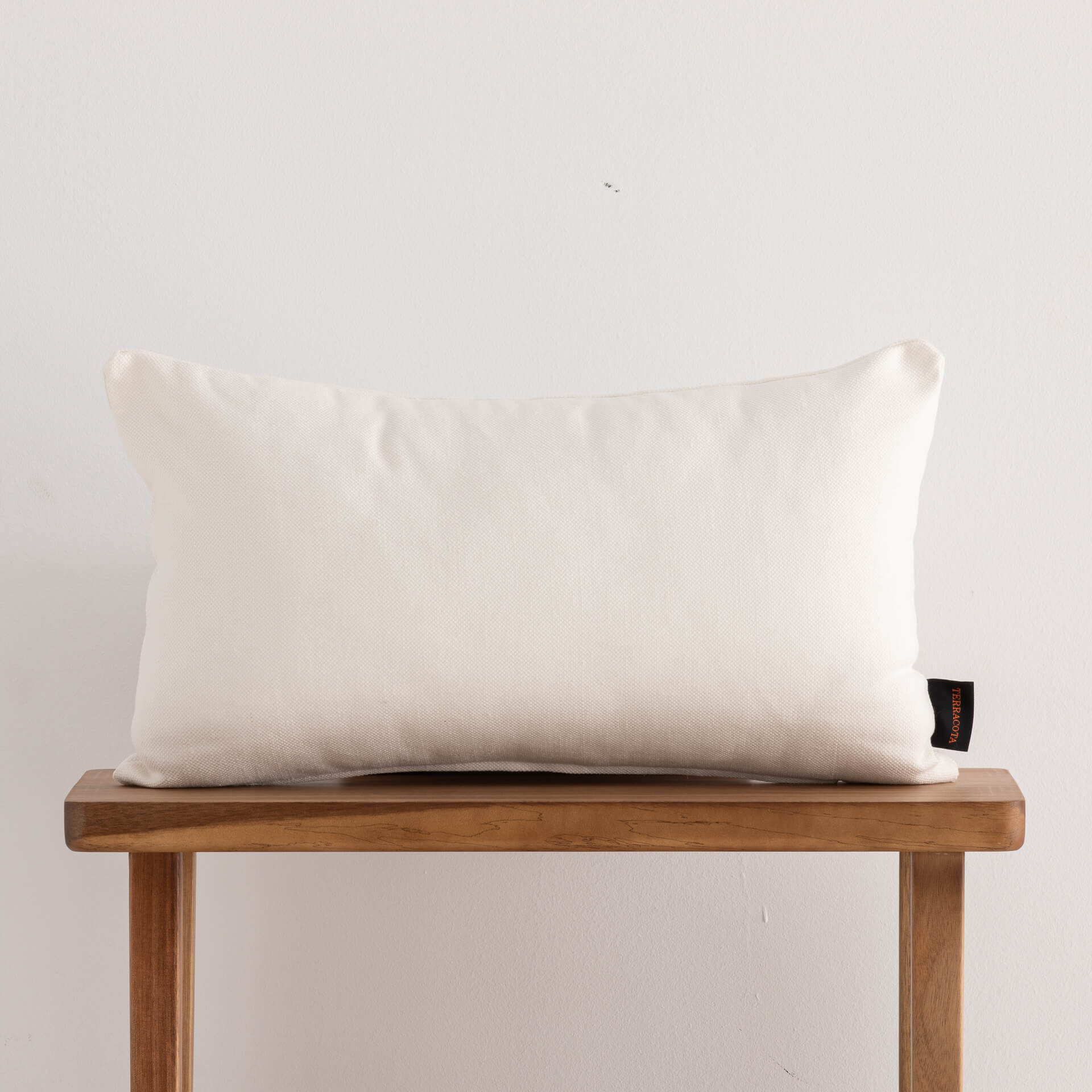 Funda de cojín jacquard 30x50 cm Cascai Blanco Quimico 0