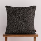 Funda de cojín jacquard 50x50 cm Benisa Negro 0