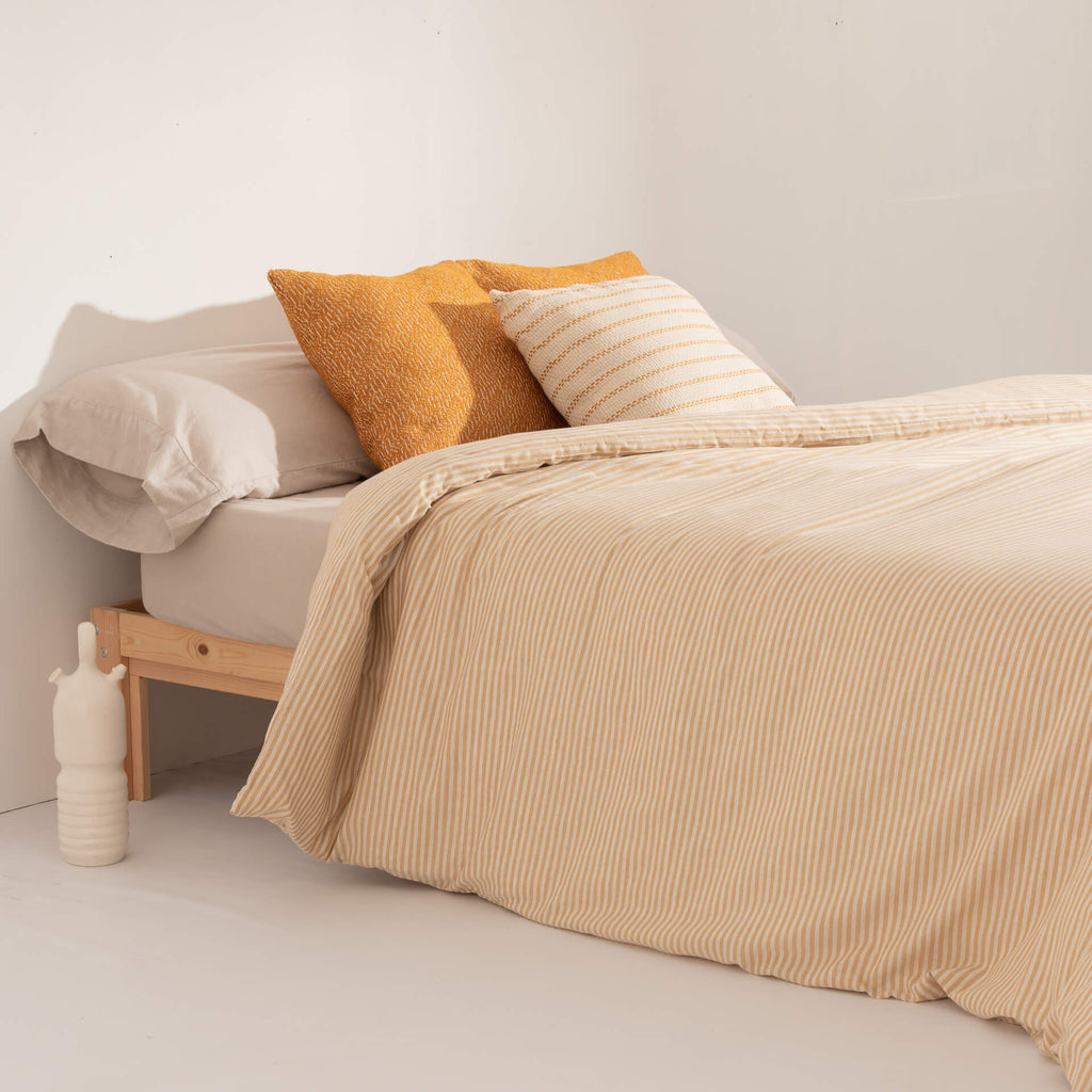 Funda nórdica jacquard Jávea Mediana Amber Gold 5
