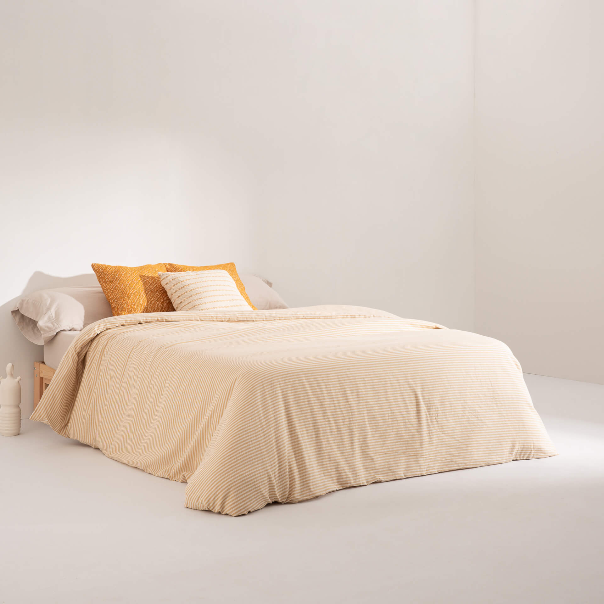 Funda nórdica jacquard Jávea Mediana Amber Gold 1