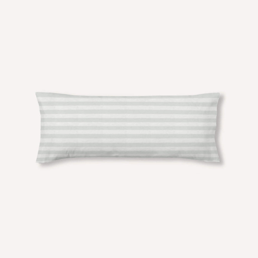 Funda de almohada jacquard Jávea Grande Gris Claro 0