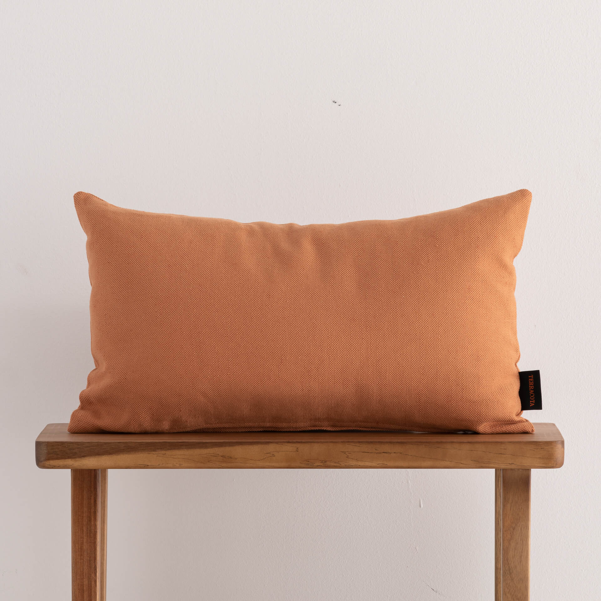 Funda de cojín jacquard 30x50 cm Cascai Burnt 0