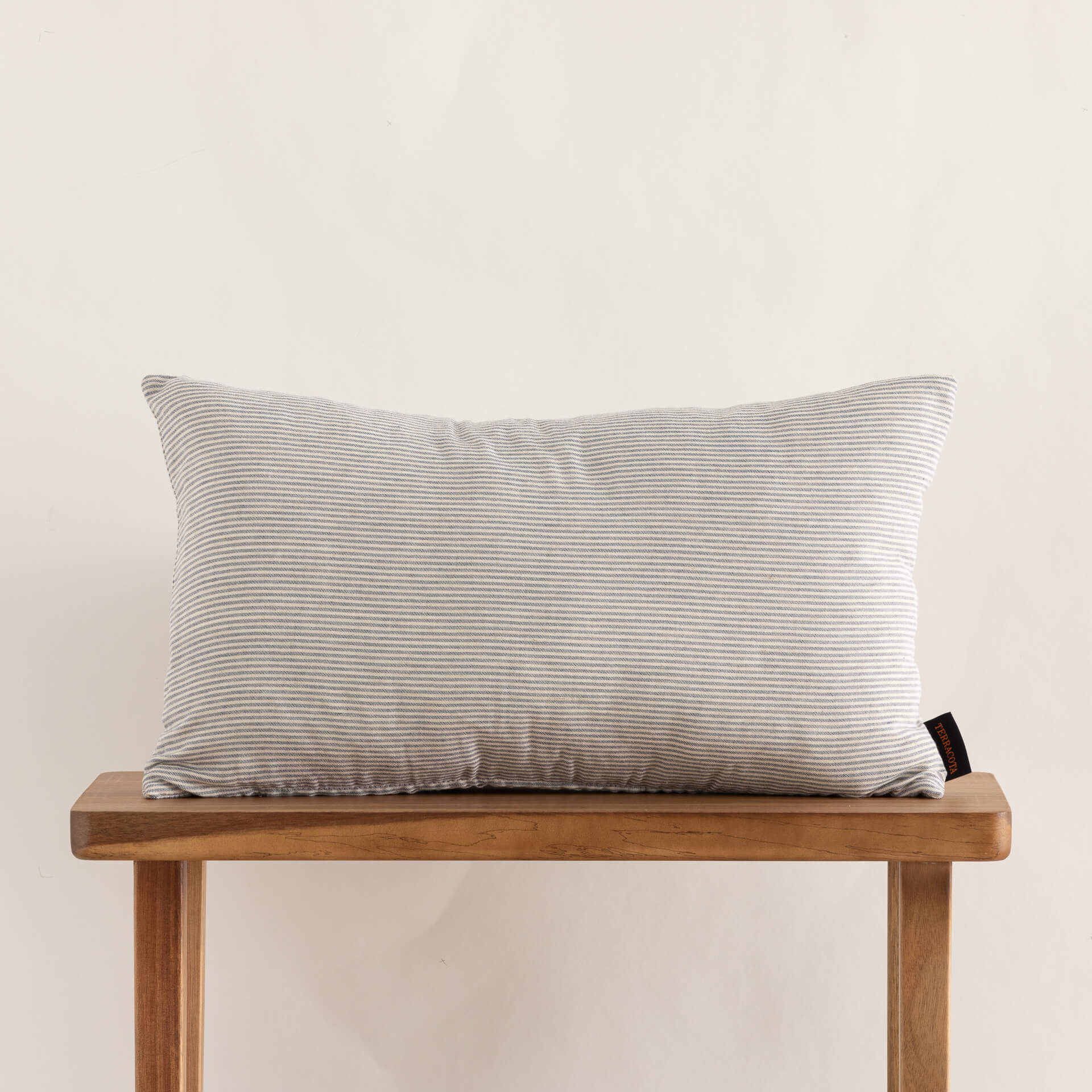Funda de cojín jacquard 30x50 cm Jávea pequeña Azulón 0