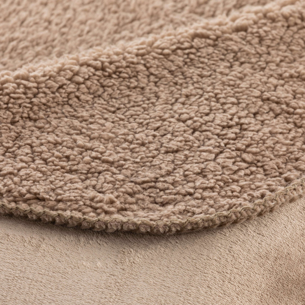 Manta extrasuave reversible Sedalina - Sherpa Taupe