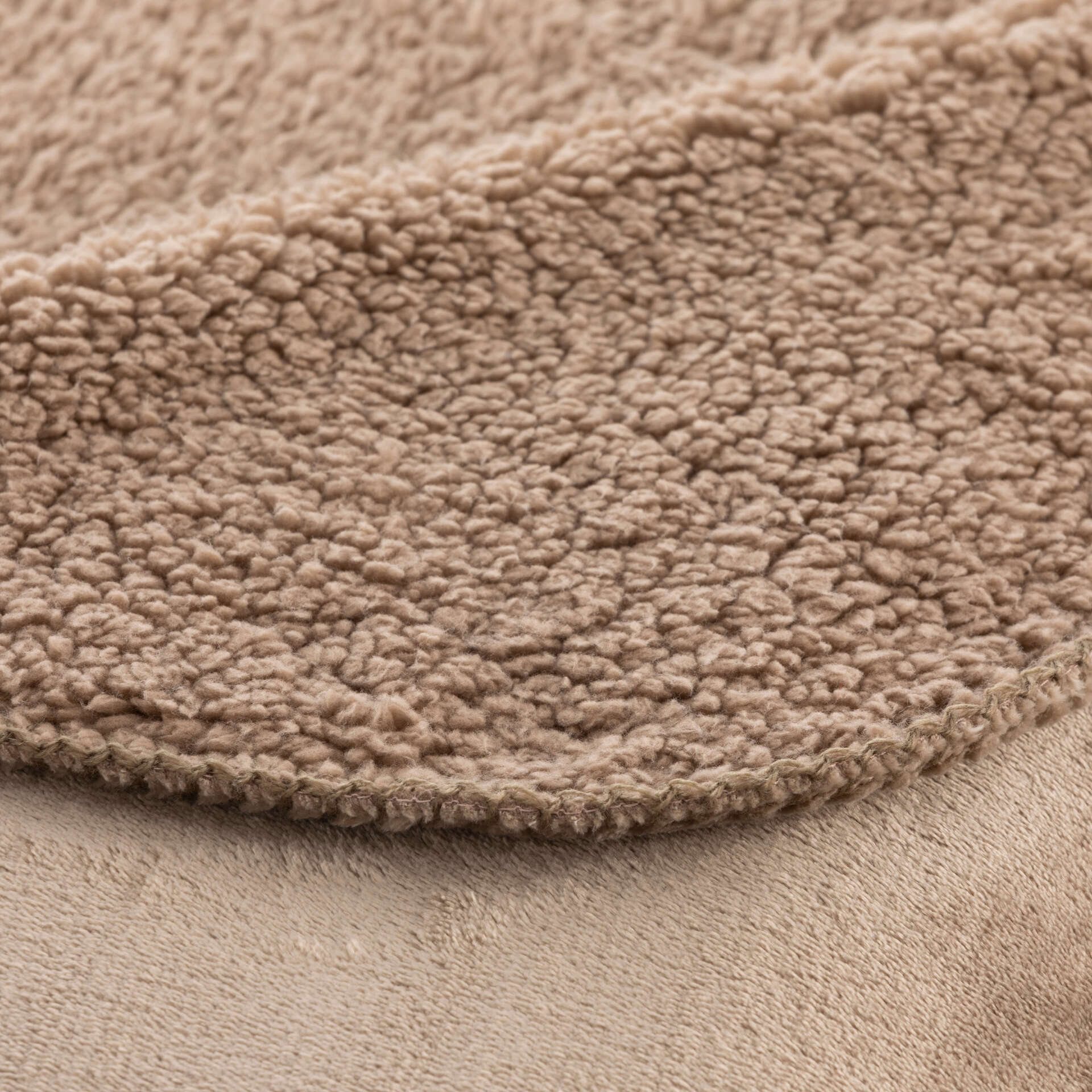 Manta extrasuave reversible Sedalina - Sherpa Taupe