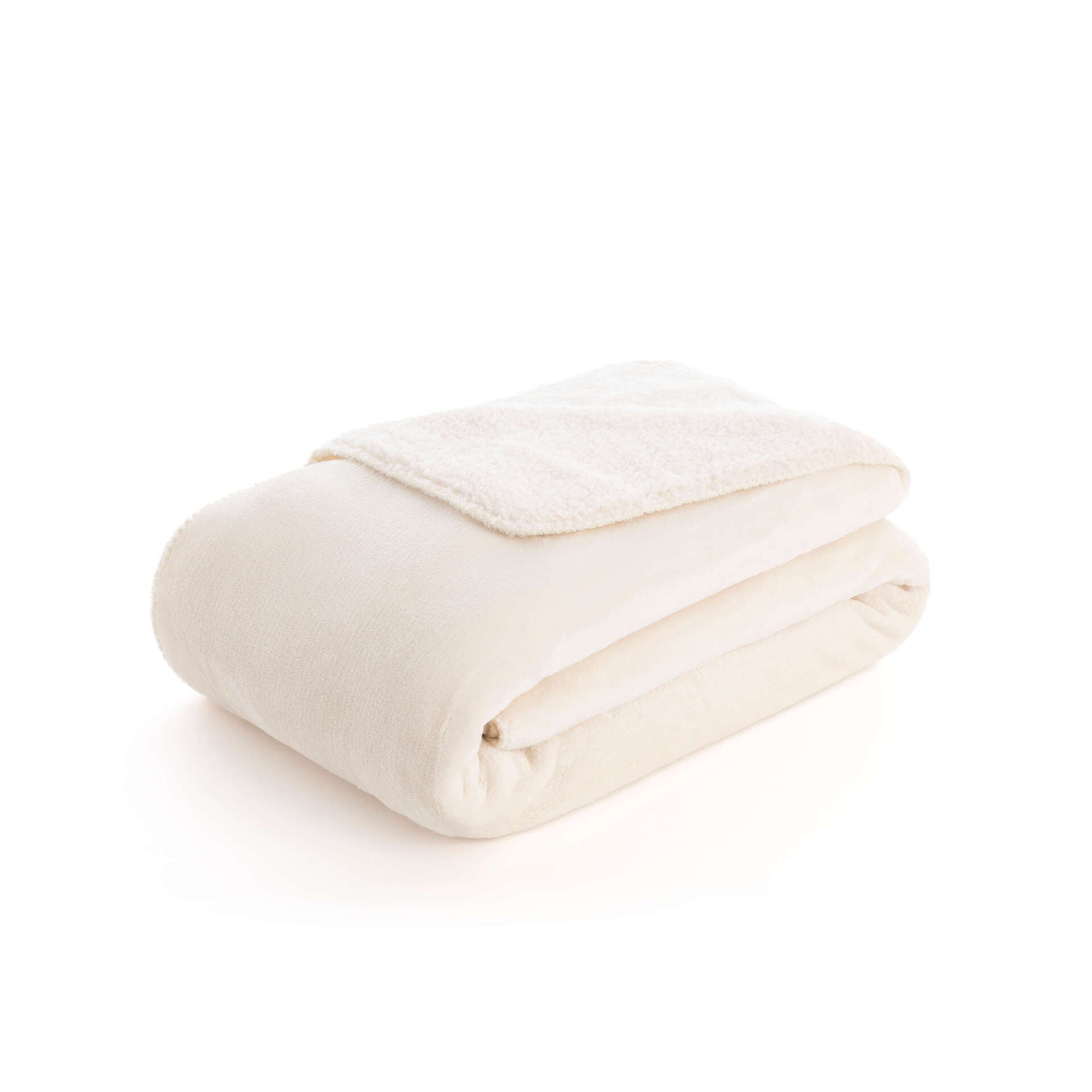 Manta extrasuave reversible Sedalina - Sherpa Natural