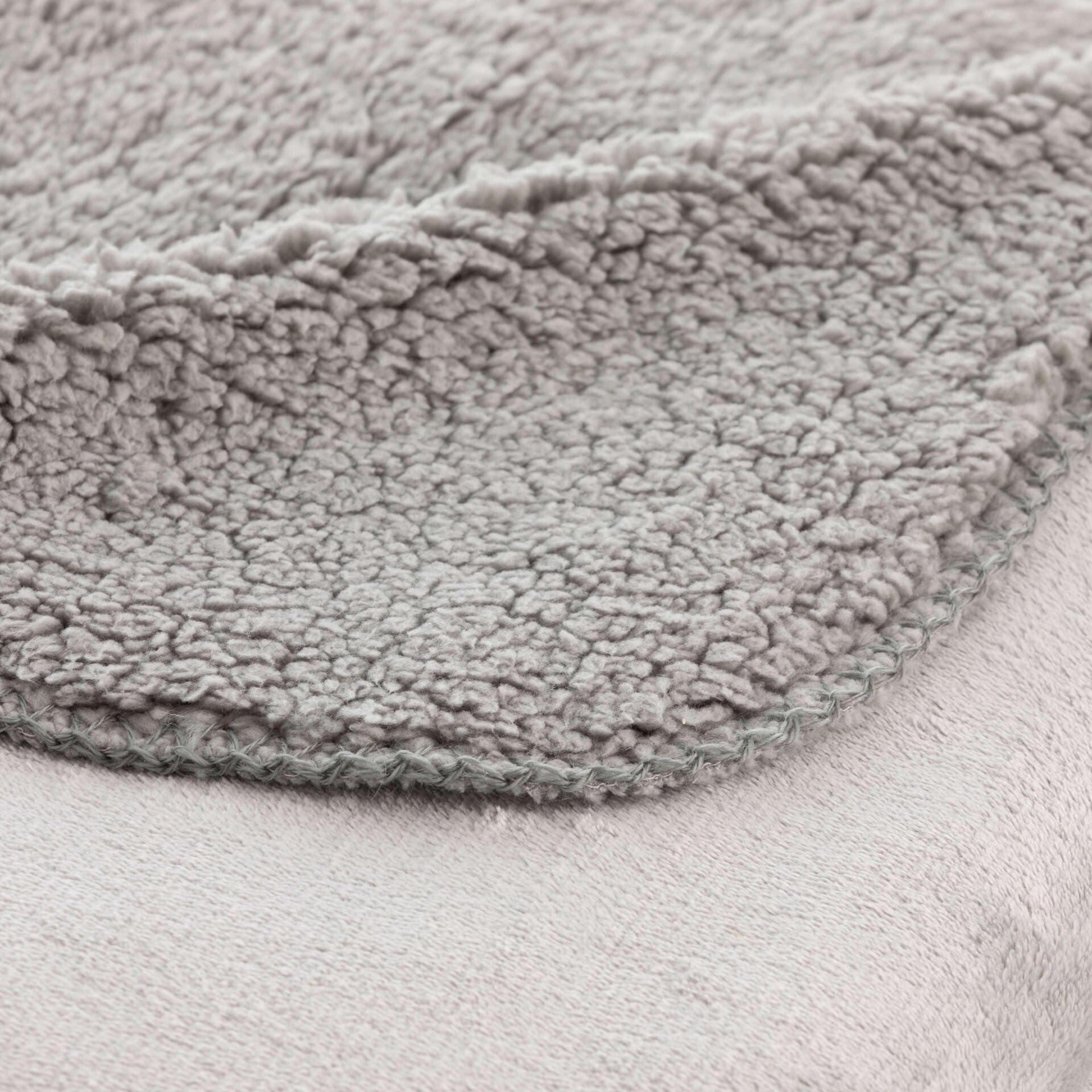 Manta extrasuave reversible Sedalina - Sherpa Anthracite