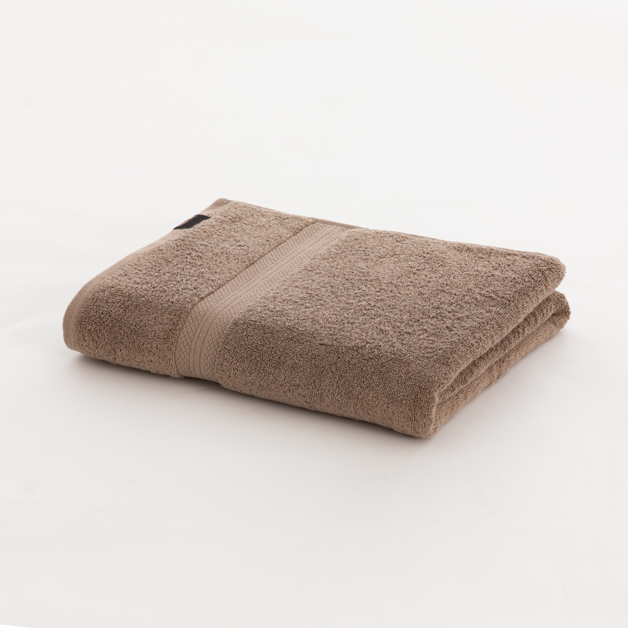 Toalla 100% algodón peinado 650 gr. Taupe