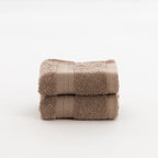 Toalla 100% algodón peinado 650 gr. Taupe