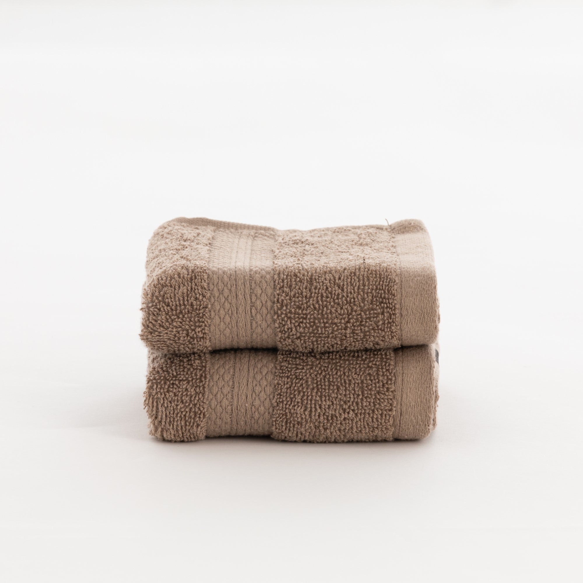 Toalla 100% algodón peinado 650 gr. Taupe