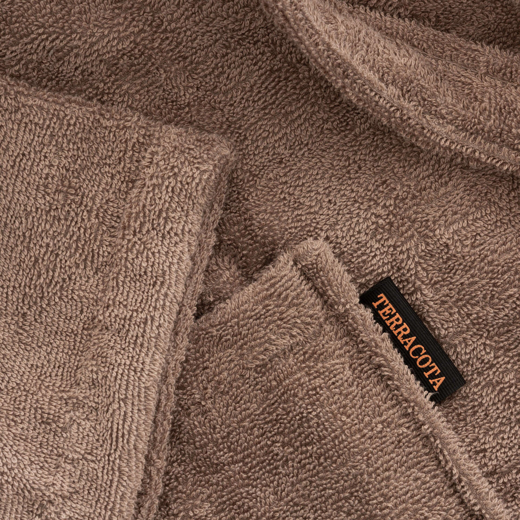 Albornoz 100% algodón peinado 650 gr. Taupe
