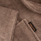 Albornoz 100% algodón peinado 650 gr. Taupe