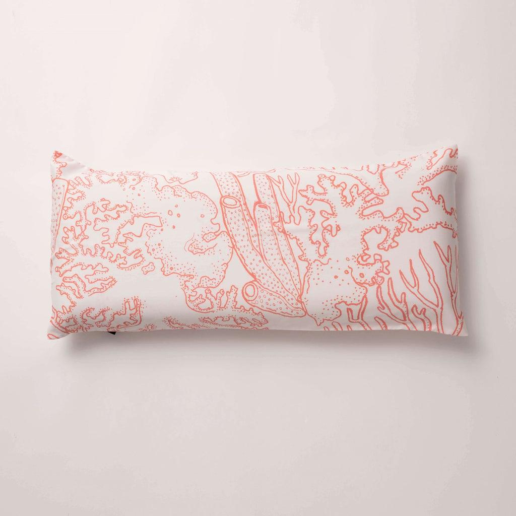 Funda de almohada popelín 300 hilos Begur Coral