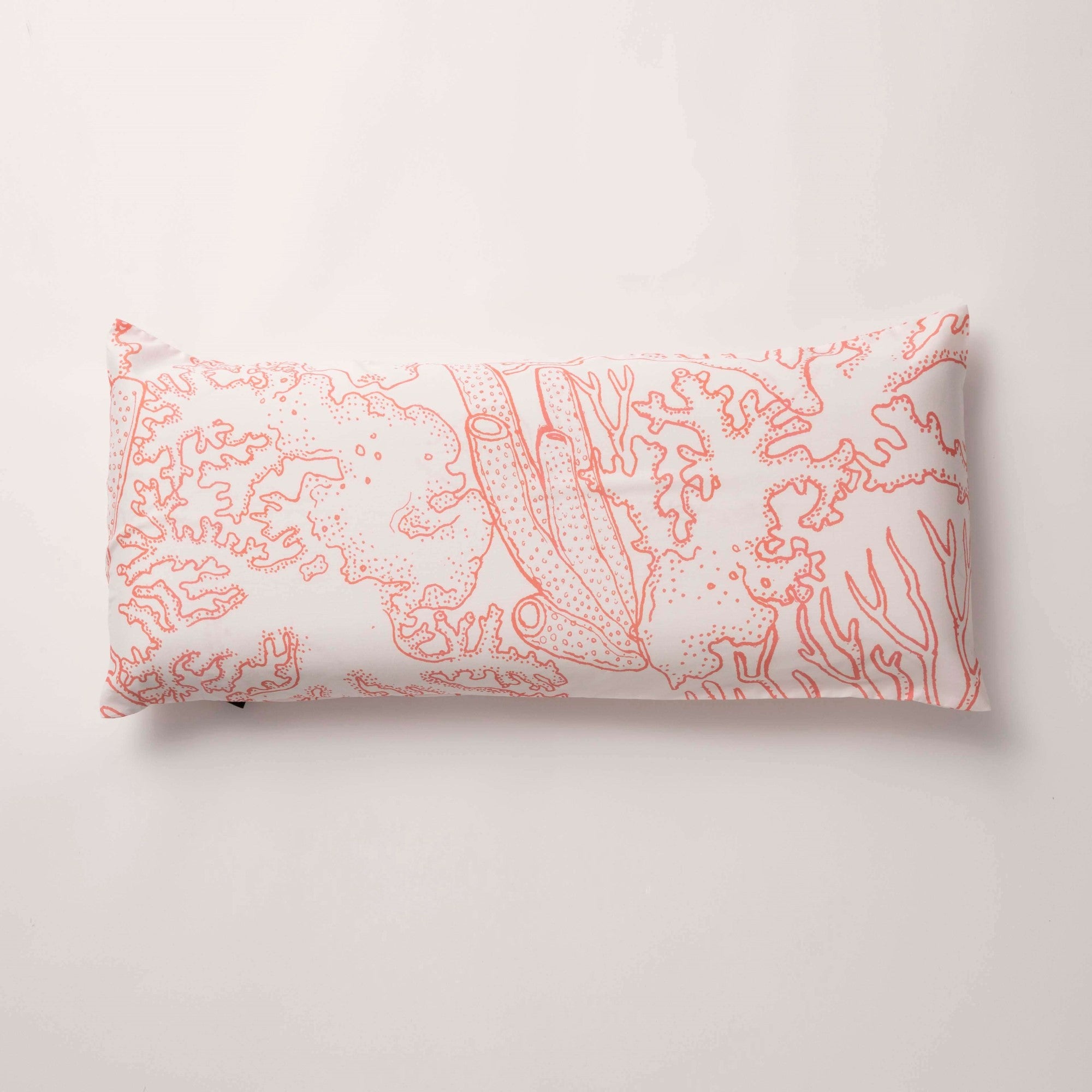 Funda de almohada popelín 300 hilos Begur Coral